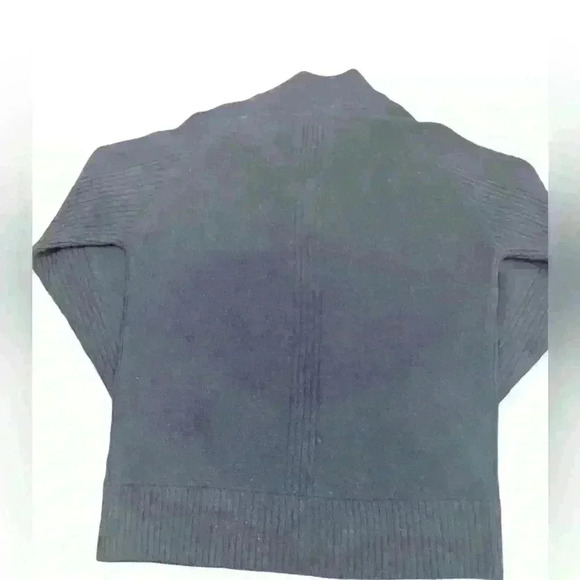 Men’s sandstone 100% Wool navy Blue Pullover Sweater Size m - Picture 4 of 5